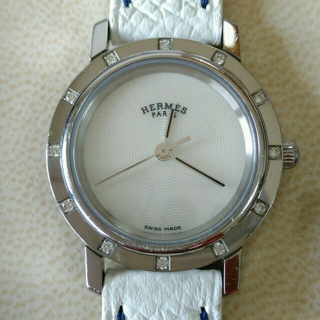 クーポン対象外】 Hermes - エルメス ダイヤクリッパー 腕時計 - even