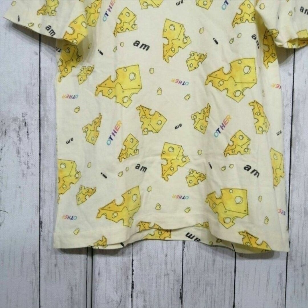 UNIQLO(ユニクロ)のUNIQLO ユニクロ メンズ クルーネック Tシャツ 半袖 チーズ M 19 メンズのトップス(Tシャツ/カットソー(半袖/袖なし))の商品写真