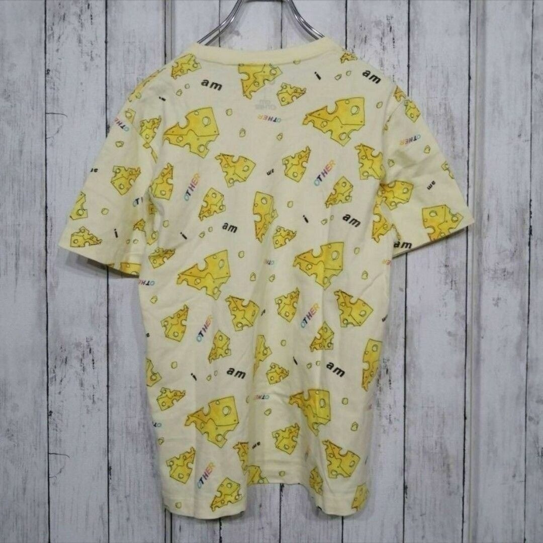 UNIQLO(ユニクロ)のUNIQLO ユニクロ メンズ クルーネック Tシャツ 半袖 チーズ M 19 メンズのトップス(Tシャツ/カットソー(半袖/袖なし))の商品写真