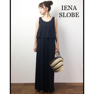 スローブイエナ(SLOBE IENA)のお色はグレー！IENA SLOBE マキシ丈セットアップワンピース(ロングワンピース/マキシワンピース)