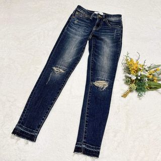 希少✨️【アズールバイマウジー】ダメージスキニージーンズ ストレッチ XXS