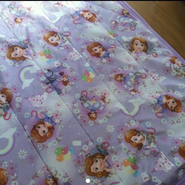 Disney(ディズニー)のソフィア♡子供用敷きパッド キッズ/ベビー/マタニティの寝具/家具(敷パッド)の商品写真