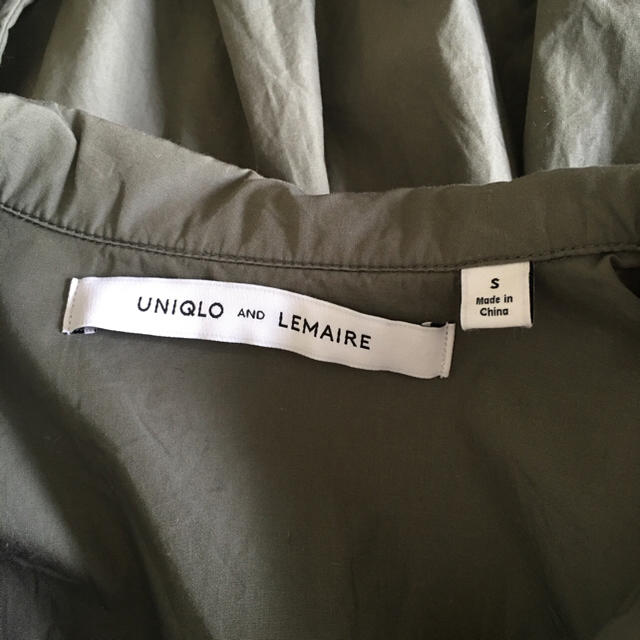 UNIQLO(ユニクロ)のユニクロ ルメール エクストラファインコットンベルテッドワンピース Sサイズ レディースのワンピース(ロングワンピース/マキシワンピース)の商品写真