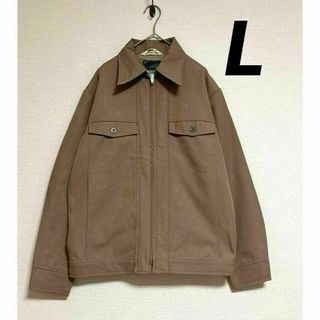 Sun Derby メンズブルゾンジャンパー　作業着　ジップアップ　Lサイズ