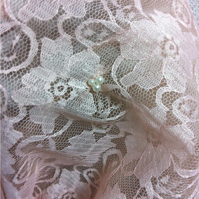 未使用＊レースショール♡結婚式や二次会に レディースのフォーマル/ドレス(その他ドレス)の商品写真