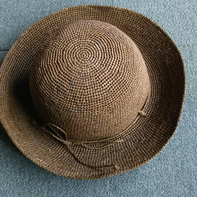 MUJI (無印良品)(ムジルシリョウヒン)の無印良品 たためる麦わら帽子 レディースの帽子(麦わら帽子/ストローハット)の商品写真