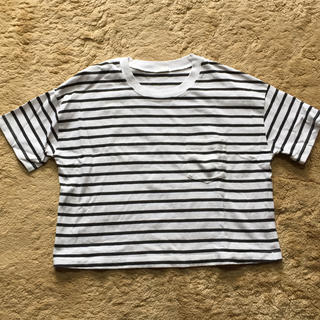 ジーユー(GU)のボーダー Tシャツ(Tシャツ(半袖/袖なし))
