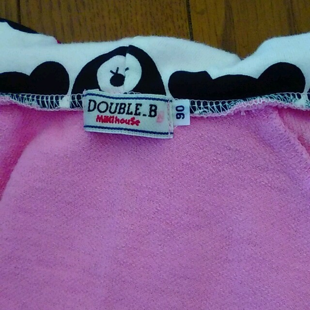 DOUBLE.B(ダブルビー)のダブルＢ　半袖パーカー キッズ/ベビー/マタニティのキッズ服男の子用(90cm~)(ジャケット/上着)の商品写真