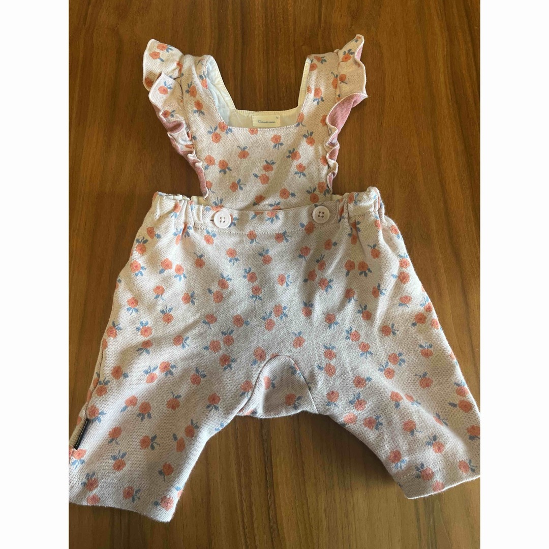 Combi mini(コンビミニ)のコンビミニ　サロペット キッズ/ベビー/マタニティのベビー服(~85cm)(ロンパース)の商品写真