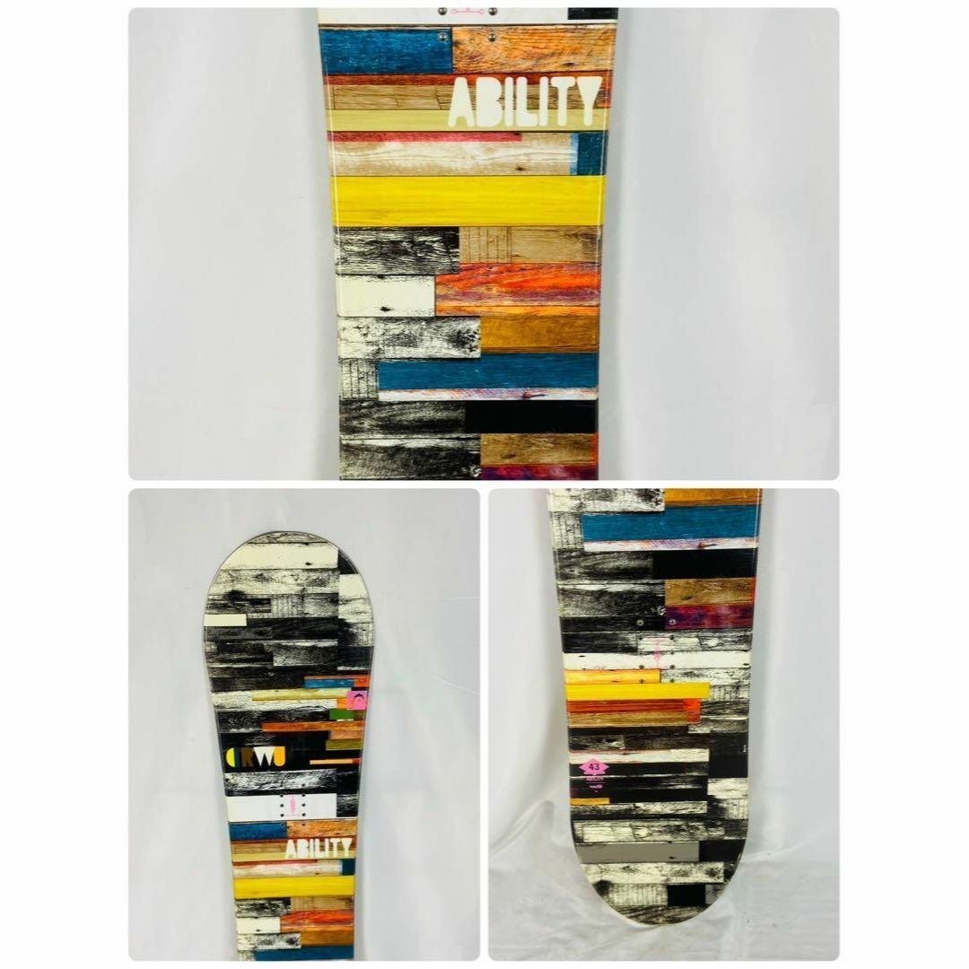 HEAD(ヘッド)の【良品】 HEAD ABILITY FLOCKA 143cm スノーボード スポーツ/アウトドアのスノーボード(ボード)の商品写真