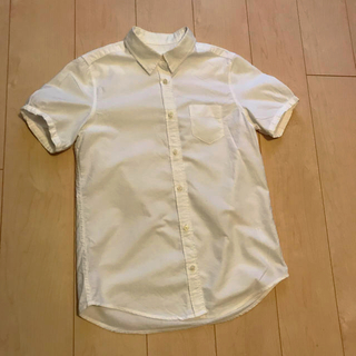 ローリーズファーム(LOWRYS FARM)の¥白コットンシャツ 半袖(シャツ/ブラウス(半袖/袖なし))