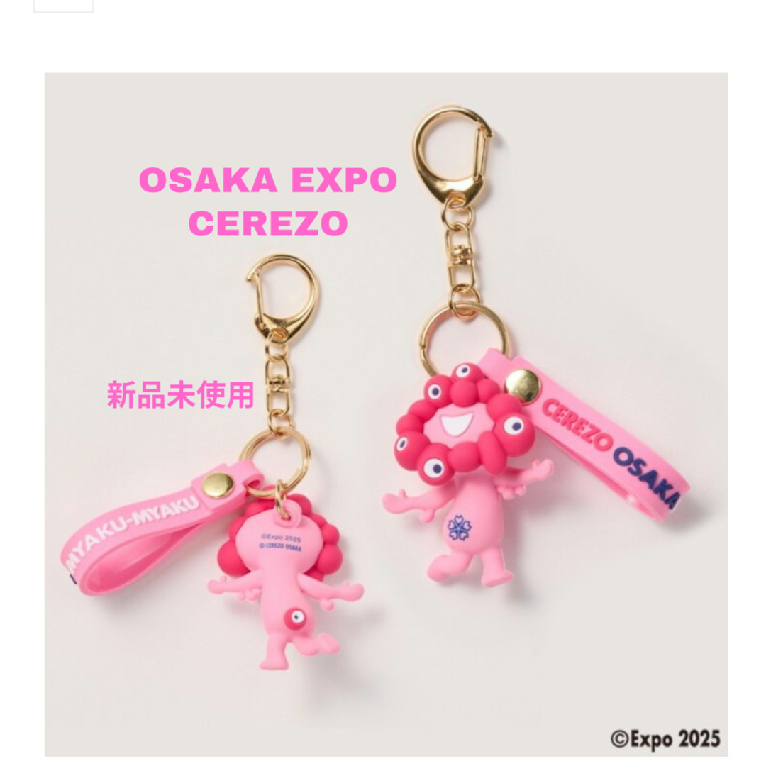 【新品】ミャクミャク♡ピンクキーホルダー Cerezo Osaka✰限定品✰ エンタメ/ホビーのアニメグッズ(キーホルダー)の商品写真