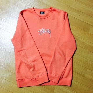 ステューシー(STUSSY)の【サーモンピンクが可愛い♡】モデル愛用者多数♡年中着れる！スウェット(トレーナー/スウェット)