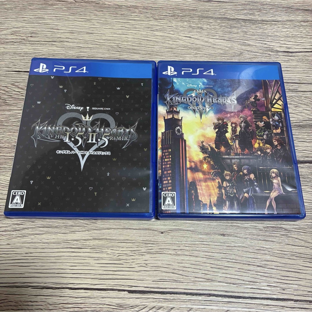 SQUARE ENIX(スクウェアエニックス)のキングダム ハーツ - HD 1.5+2.5 リミックス/III- PS4 エンタメ/ホビーのゲームソフト/ゲーム機本体(家庭用ゲームソフト)の商品写真