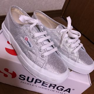 スペルガ(SUPERGA)の【rikaさん専用】SUPERGA シルバー(スニーカー)