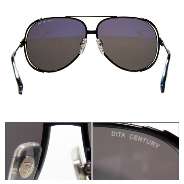 DITA(ディータ)のDITA センチュリー チタニウム 4.1万 サングラス ティアドロップ 異素材 メンズのファッション小物(サングラス/メガネ)の商品写真