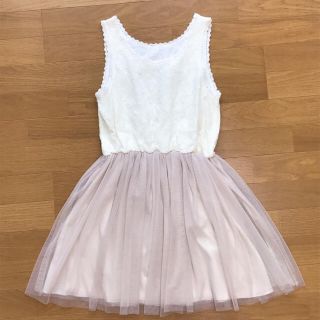 ジルバイジルスチュアート(JILL by JILLSTUART)のJILL by JILLSTUART レースチュール コンビワンピ snidel(ミニワンピース)