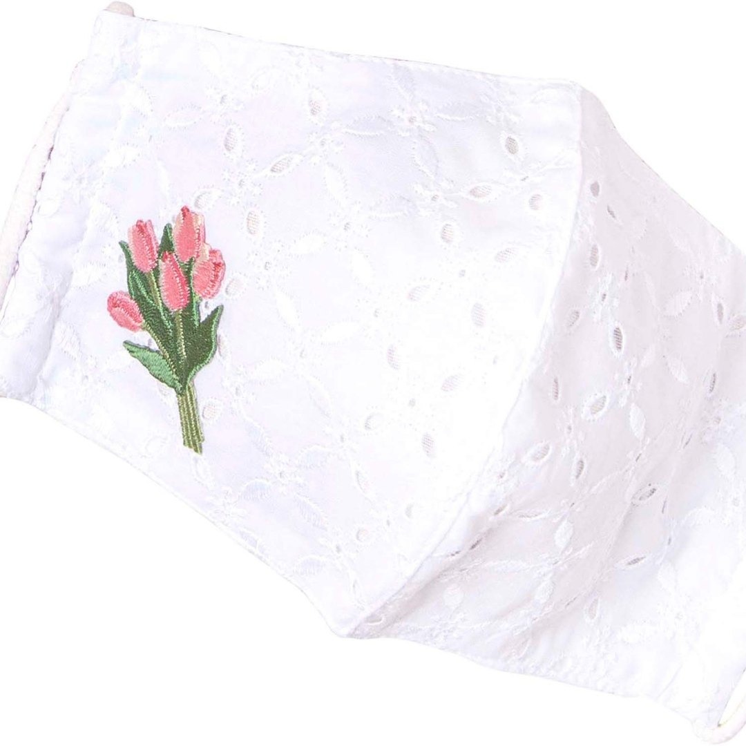 【特価商品】ハマナカ ワッペン ナチュラルブーケ チューリップ H459-081 ハンドメイドの素材/材料(その他)の商品写真