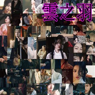 中国ドラマ　雲之羽　シール62枚セット　ステッカー