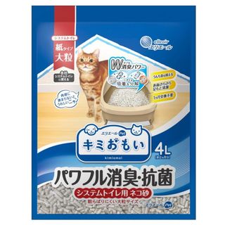 【旧品】エリエール Pｅｔ キミおもい パワフル消臭・抗菌 システムトイレ用 ネ
