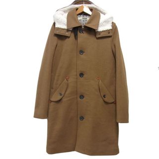 美品 定価68.250円☆FACTOTUM ファクトタム メルトンアラスカンコート メンズ 日本製 中綿入り フーデッドコート