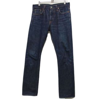 ☆FULLCOUNT フルカウント セルビッチデニム デニムパンツ ジーンズ メンズ 革パッチ ボタンフライ 赤耳 旧モデル チェーンステッチ 色濃