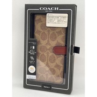 【新品】Xperia 5 COACH（R）ブックタイプケース