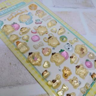 サンリオ★ボンボンドロップシール★ポムポムプリン