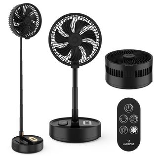 【特価セール】【ALROMUS】コードレス扇風機 7200mAh USB充電式 