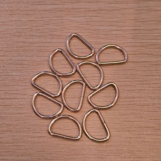 [T378]Dカン20mm 10個　ゴールド系　ハンドメイド　手芸
