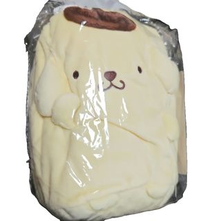 未開封 サンリオ　ポムポムプリン　ふわふわプリン　マスコット巾着付きブランケット