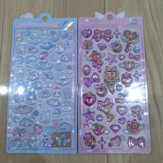 クーリア　ボンボンドロップシール　みずいろ　マジカル　ピンク　2種類セット