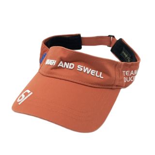 ROUGH&SWELL ラフアンドスウェル サンバイザー オレンジ系 [240101585289] ゴルフウェア ストスト