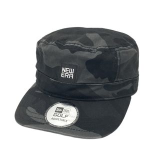 NEW ERA ニューエラ ワークキャップ カモフラ柄 ブラック系 [240101585808] ゴルフウェア ストスト