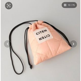 CITEN ポシェット　巾着　ショルダーバッグ　ライトピンク