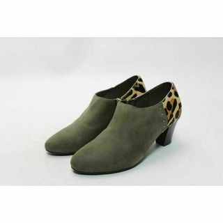 新品♪HIMIKO オンブルー スタッズデザインブーティ(22ｃｍ)/565