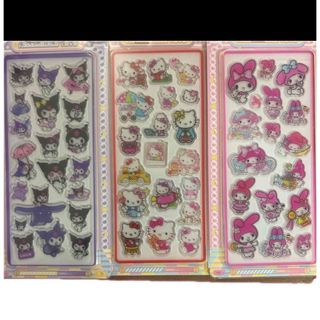 クロミ マイメロディ ハローキティ アクリルシール ぷくぷく ボンボン ドロップ