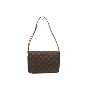 LOUIS VUITTON ルイヴィトン ミュゼットタンゴ ショルダーバック M51257 モノグラム ブラウン 美品 中古 4b010729