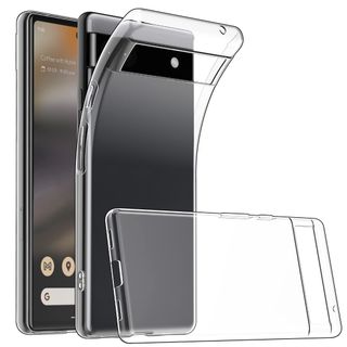 Google Pixel 6a ケース クリア 透明 シリコン グーグル ピクセ