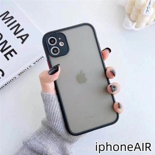 iphone airケース カーバー マット　黒　軽量 ケース 1