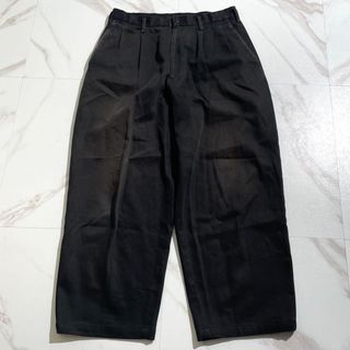 Y's for men cotton Gabardine wide pants