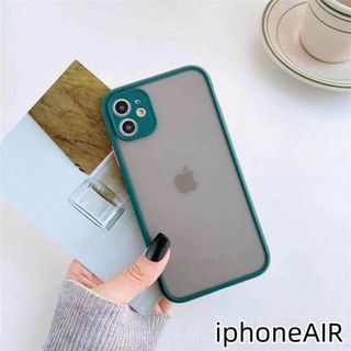 iphone airケース カーバー マット　緑　軽量 ケース 6