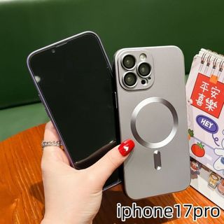 iphone17proケース カーバー軽量 ケース 耐衝撃 シルバーQ 4