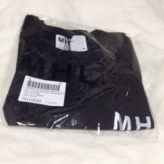 マーガレットハウエル(MARGARET HOWELL)のMHL ロゴT メンズMサイズ ブラック(Tシャツ/カットソー(半袖/袖なし))