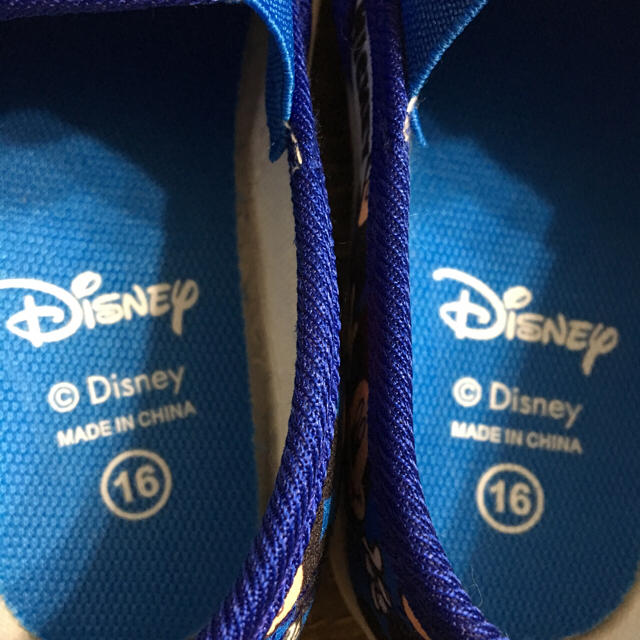 Disney(ディズニー)のミッキー スリッポン16cm キッズ/ベビー/マタニティのキッズ靴/シューズ(15cm~)(スリッポン)の商品写真