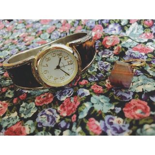 フラワー(flower)のvintage watch⌚︎とマルブチメガネ(腕時計)