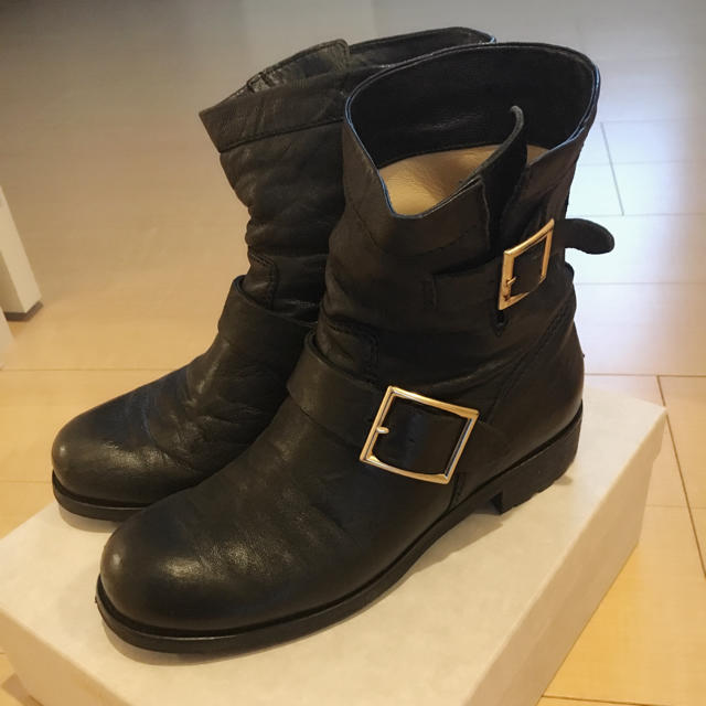 表参道ヒルズ購入 jimmy choo ブーツ - ブーツ