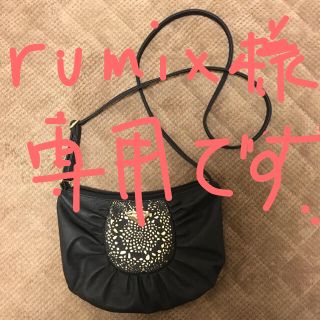 ロキシー(Roxy)のROXY★ポシェット★バック★サーフ★レトロ★ガーリー★花★黒★ゴールド(ショルダーバッグ)