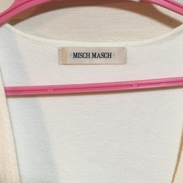 MISCH MASCH(ミッシュマッシュ)のオフホワイト♡ロングカーディガン レディースのトップス(カーディガン)の商品写真