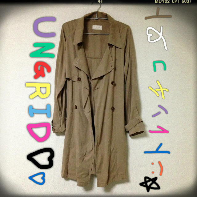 Ungrid(アングリッド)のUNGRID トレンチコート レディースのジャケット/アウター(トレンチコート)の商品写真